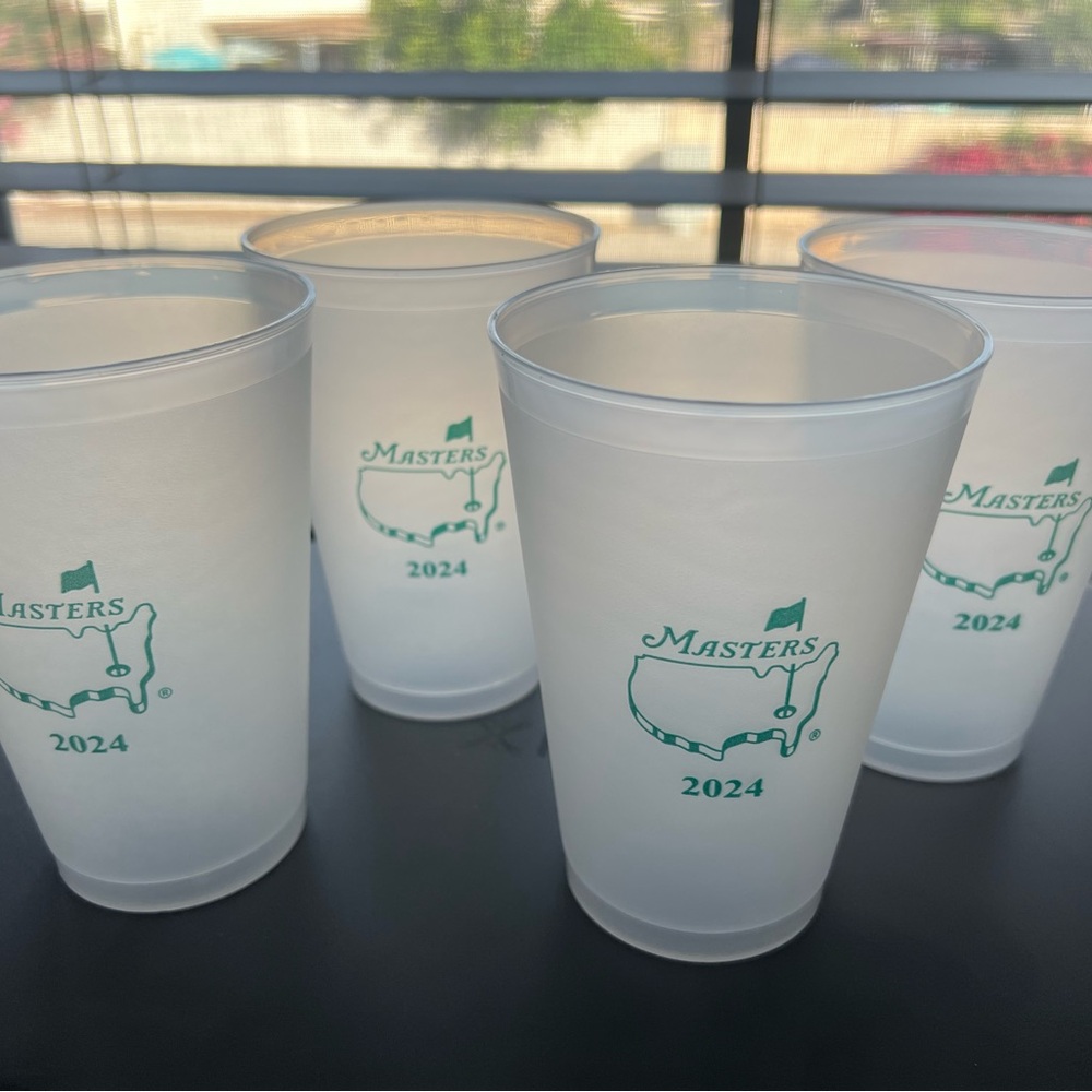 2024 Masters Golf Tournament Commemorative Cups